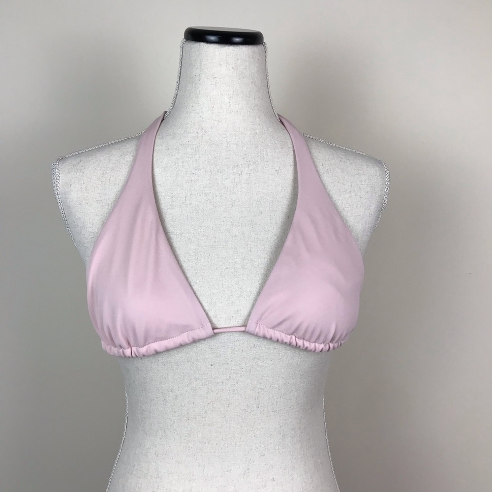 Victoria’s Secret triangle halter bathing suit top